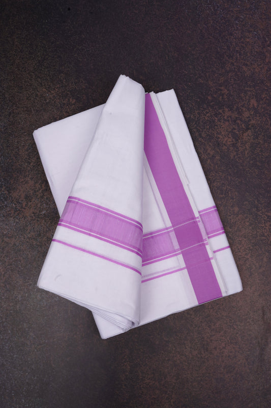 FD-116 W/D DHOTI 3.80 MTR-Pink
