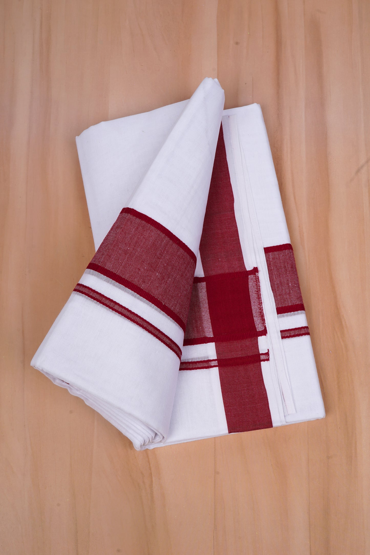 FCD-335 W/D DHOTI 3.80 MTR - Maroon