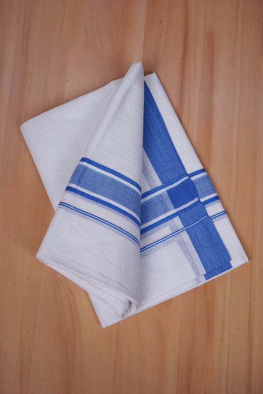 FCD-573 W/D DHOTI 3.80 MTR - Blue