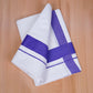 FCD-596 W/D DHOTI 3.80 MTR - Purple