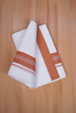 FCD-491 W/D DHOTI 3.80 MTR - Brown