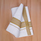 FCD-74 W/D DHOTI 3.80 MTR- Gold Yellow