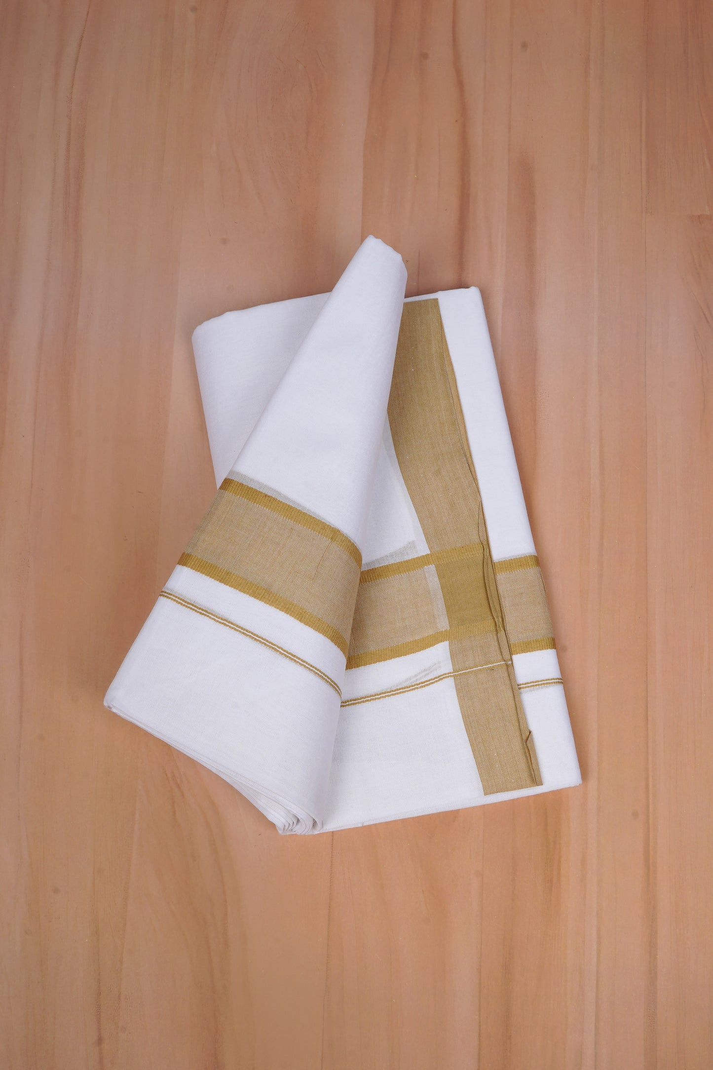 FCD-74 W/D DHOTI 3.80 MTR- Gold Yellow