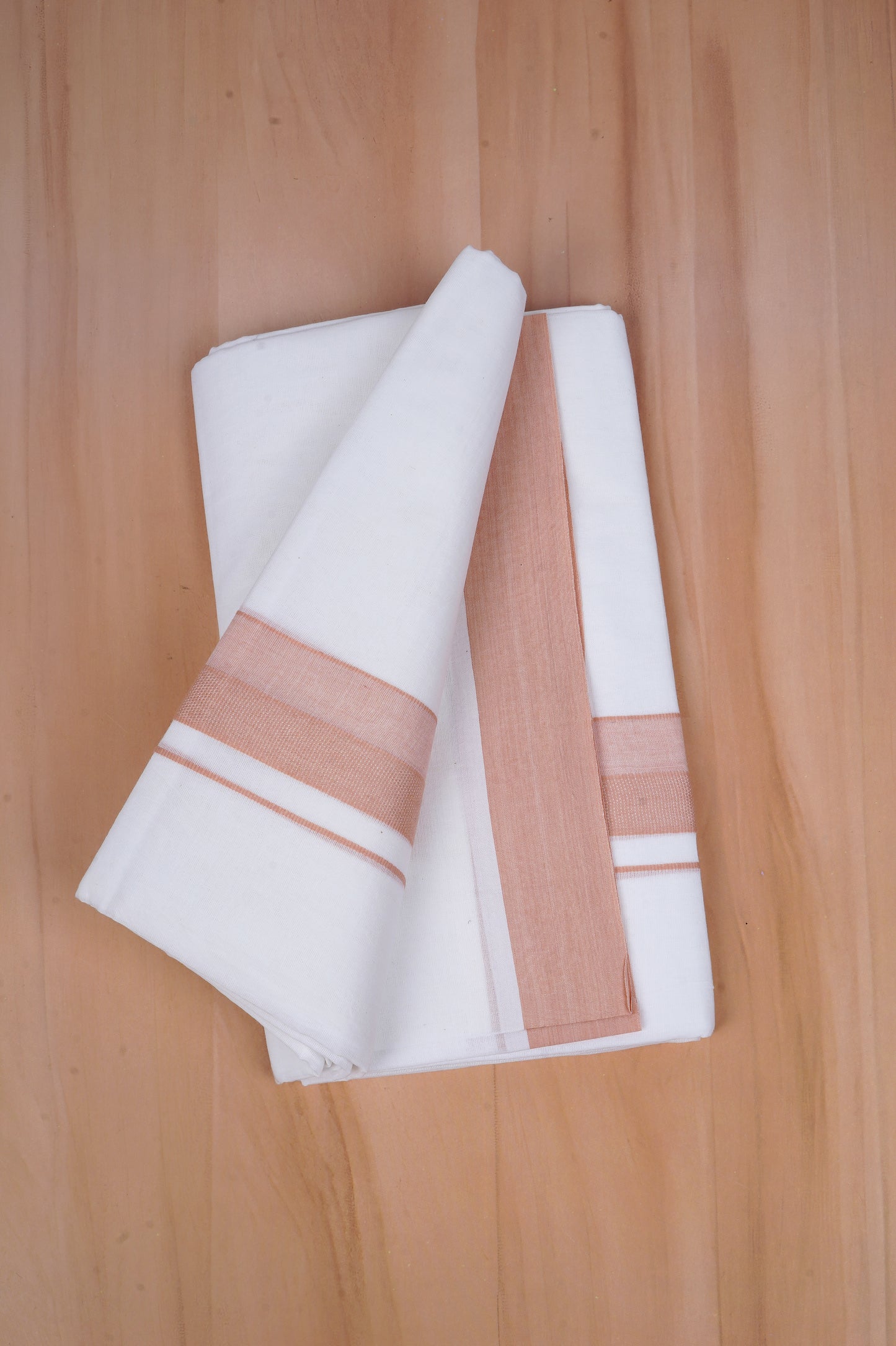 FCD-417 W/D DHOTI 3.80 MTR - Light orange