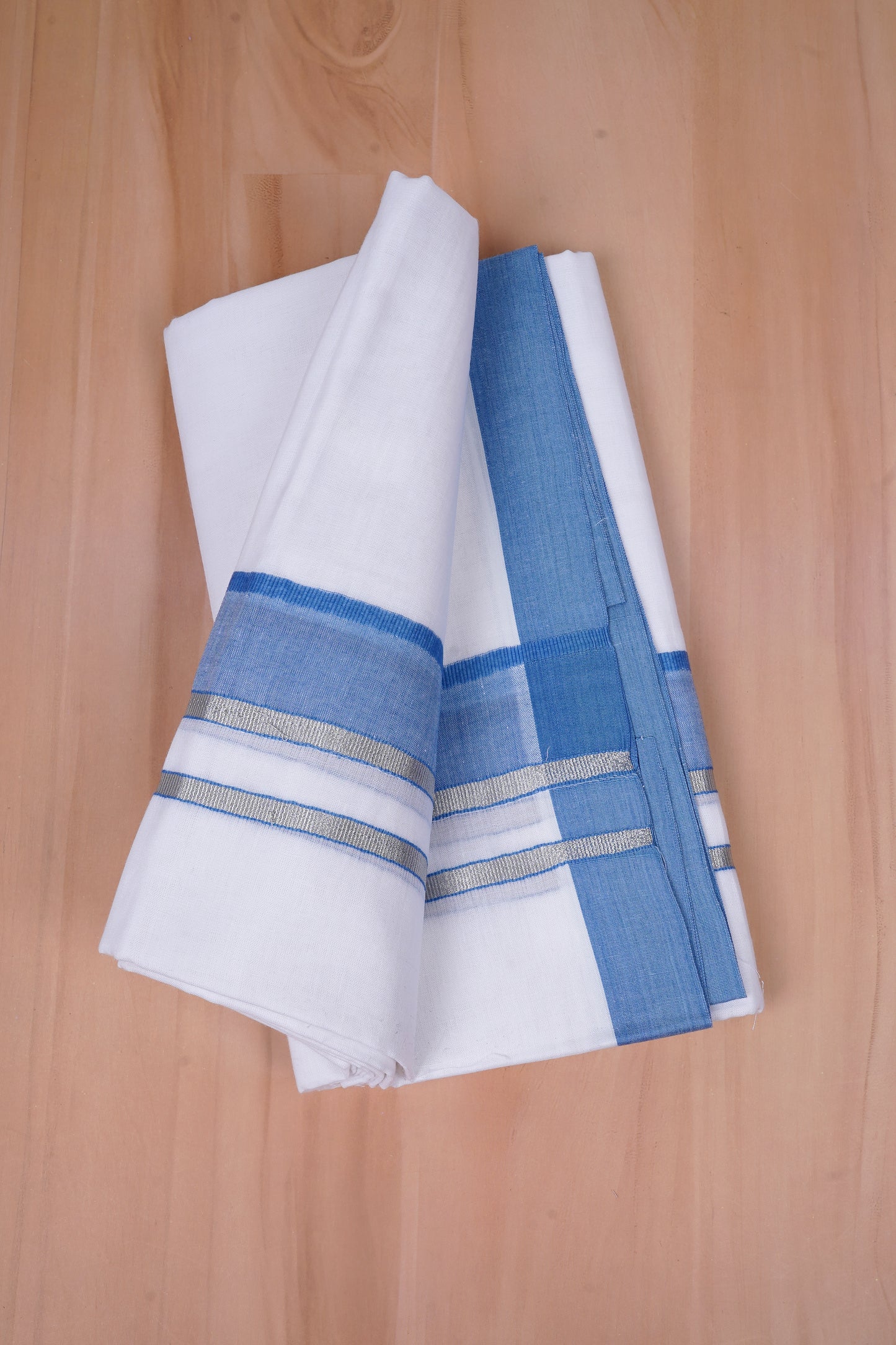 FCD-525 W/D DHOTI 3.80 MTR-Blue