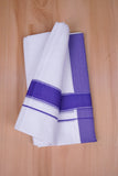 FCD-487 W/D DHOTI 3.80 MTR-Purple