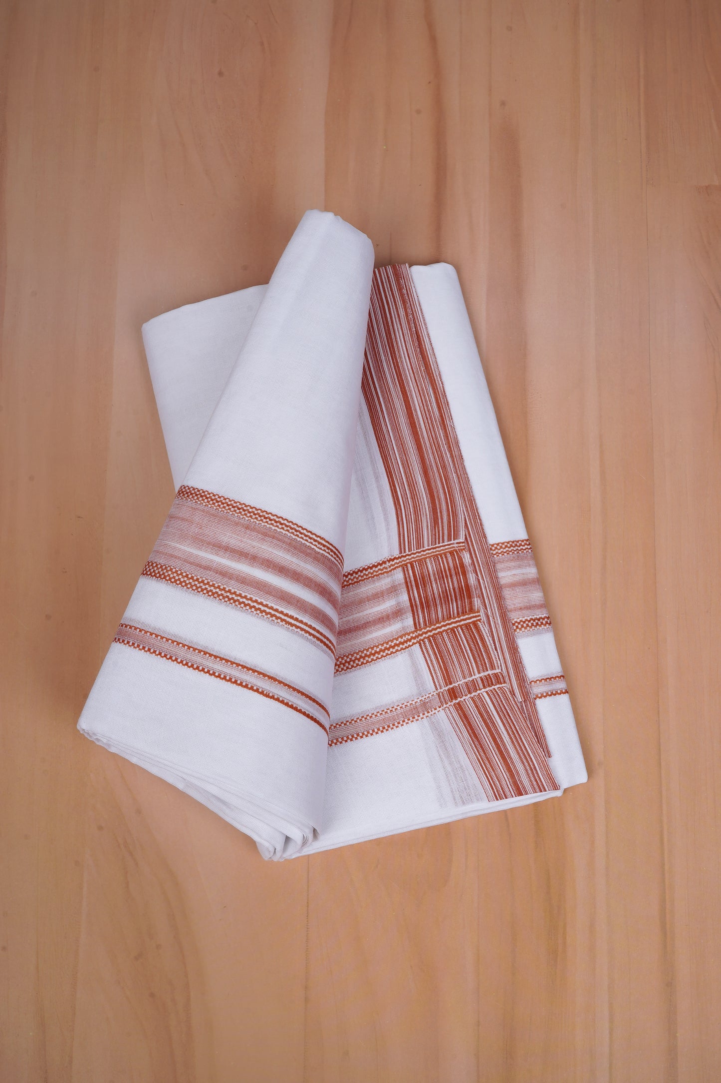 FCD-70 W/D DHOTI 3.80 MTR-Light Brown