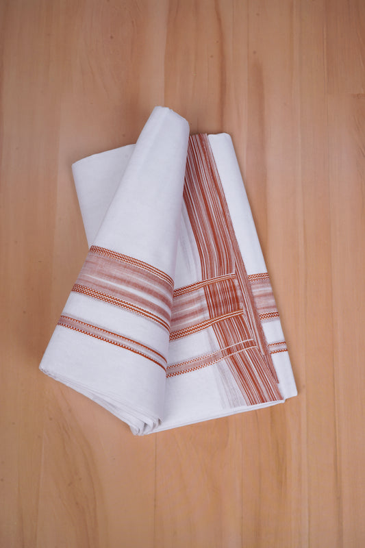 FCD-70 W/D DHOTI 3.80 MTR-Light Brown