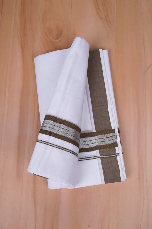 FCD-565 W/D DHOTI 3.80 MTR - Brown