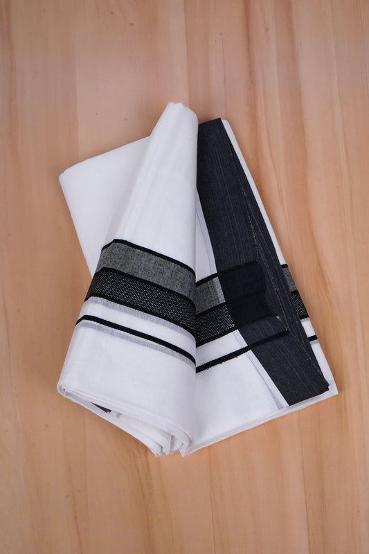 FCD-417 W/D DHOTI 3.80 MTR - Black