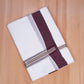 FCD-594 W/D DHOTI 3.80 MTR - purple