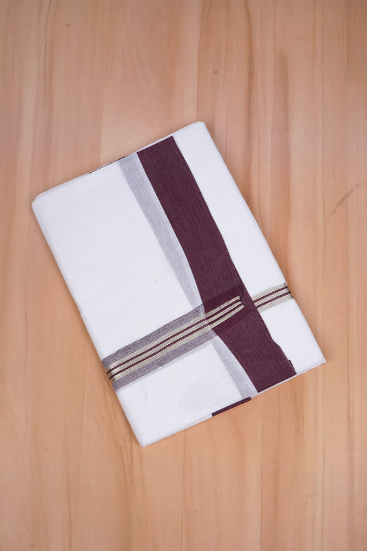 FCD-594 W/D DHOTI 3.80 MTR - purple