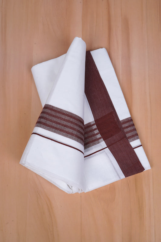 FCD-622 W/D DHOTI 3.80 MTR - Brown