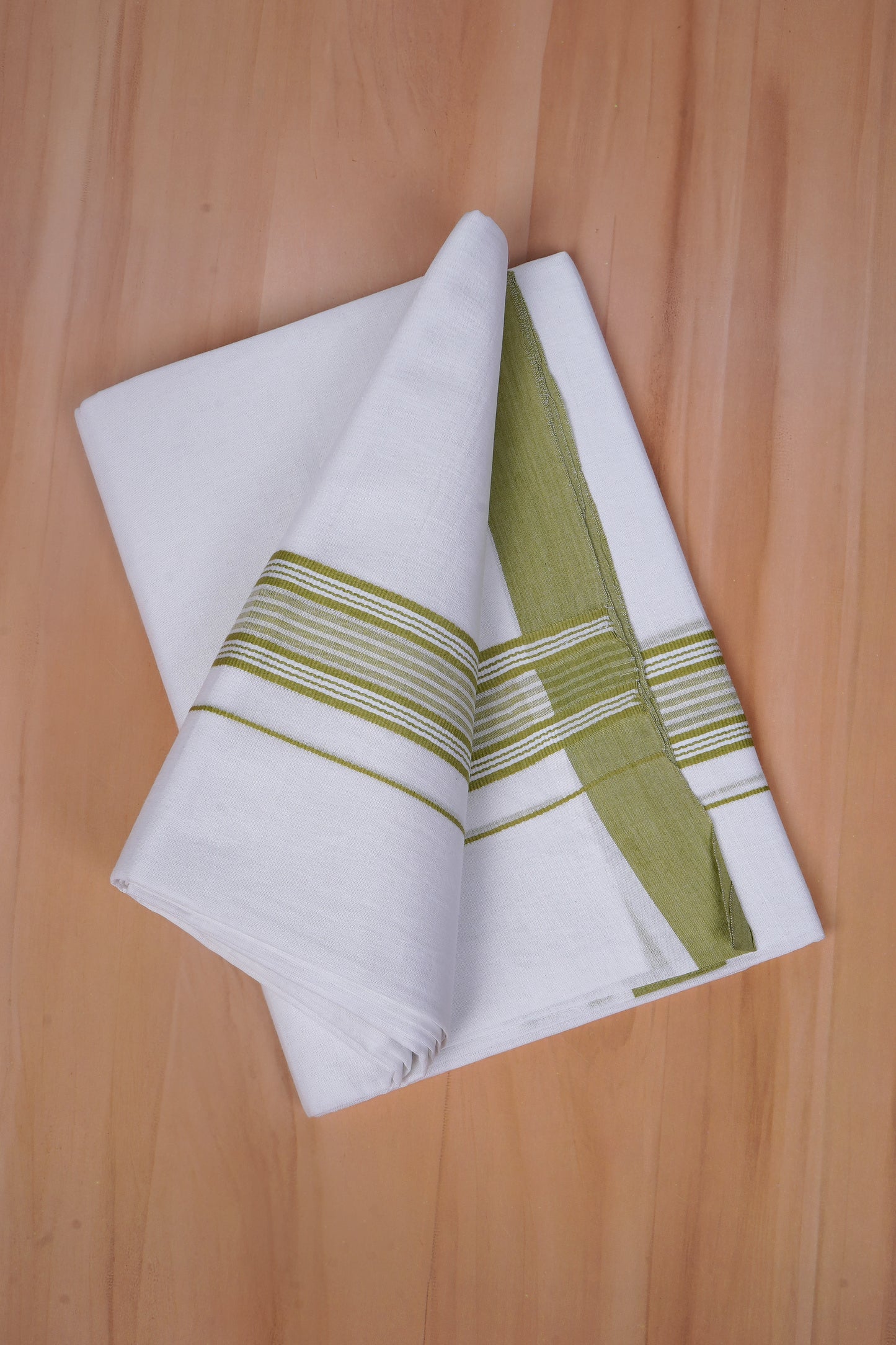 FCD-576 W/D DHOTI 3.80 MTR - Olive Green
