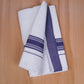 FCD-416 W/D DHOTI 3.80 MTR - Blue