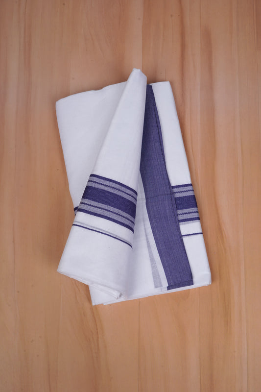 FCD-416 W/D DHOTI 3.80 MTR - Blue