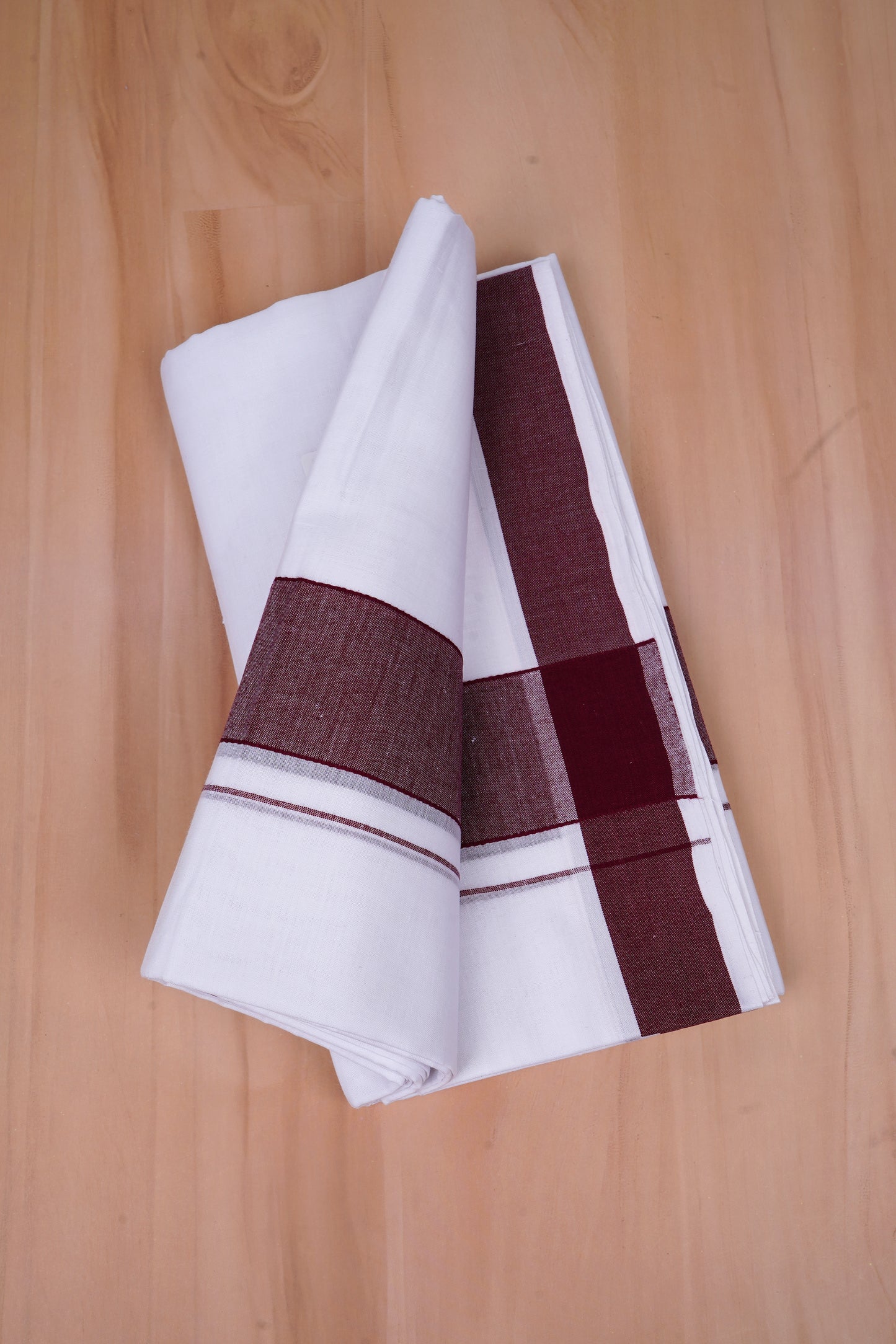 FCD-330 W/D DHOTI 3.80 MTR- Light Brown