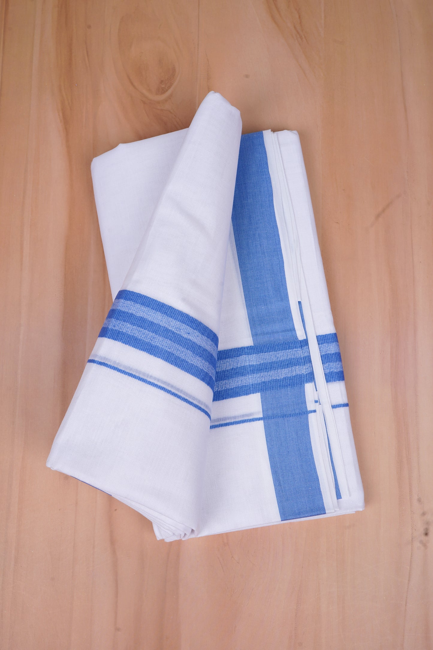 FCD-502 W/D DHOTI 3.80 MTR-Sky blue