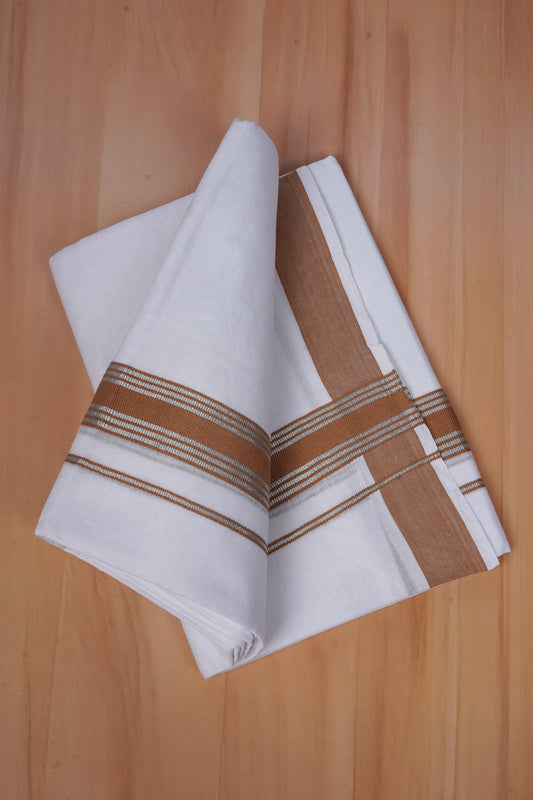 FCD-590 W/D DHOTI 3.80 MTR - Brown