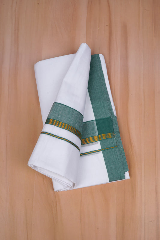 FCD-524 W/D DHOTI 3.80 MTR-Light Green