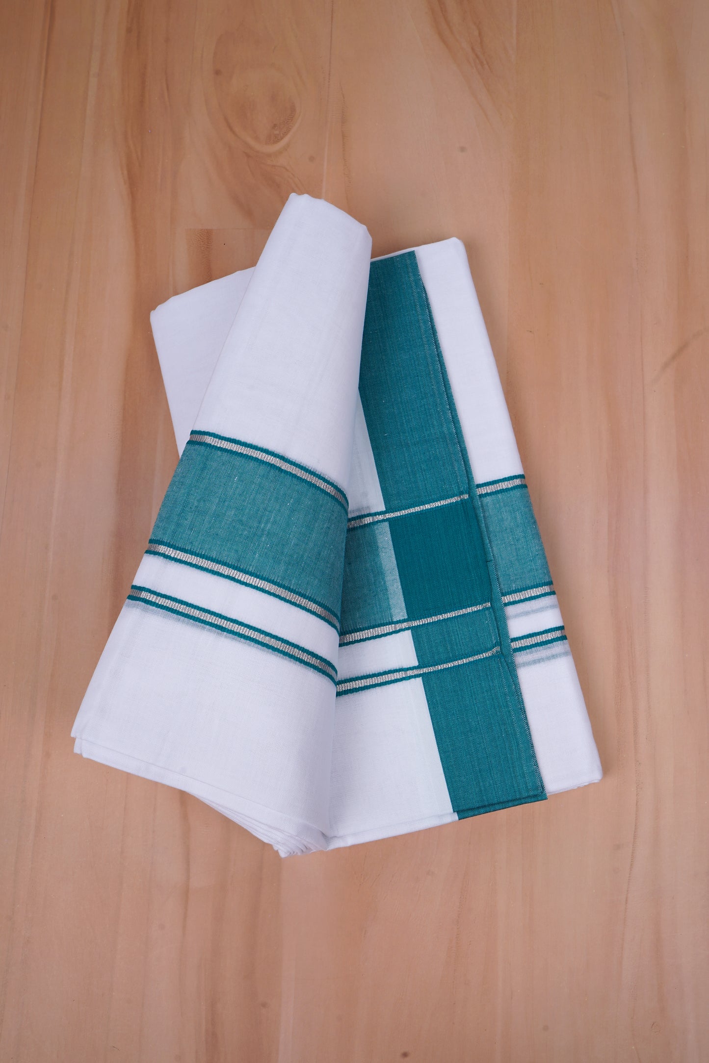 FCD-364 W/D DHOTI 3.80 MTR - Dark Green