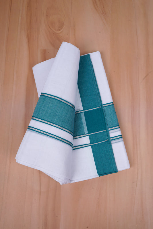 FCD-364 W/D DHOTI 3.80 MTR - Dark Green