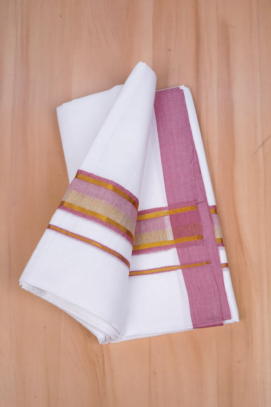 FCD-519 W/D DHOTI 3.80 MTR-Light Pink