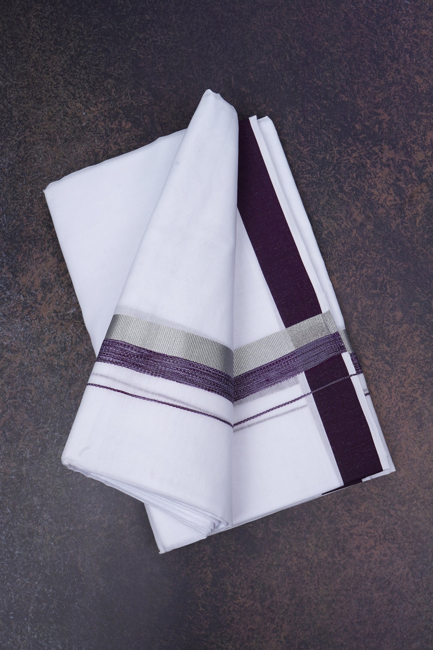 FD-168 W/D DHOTI 3.80 MTR-maroon