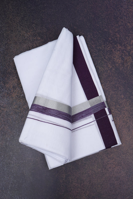 FD-168 W/D DHOTI 3.80 MTR-maroon