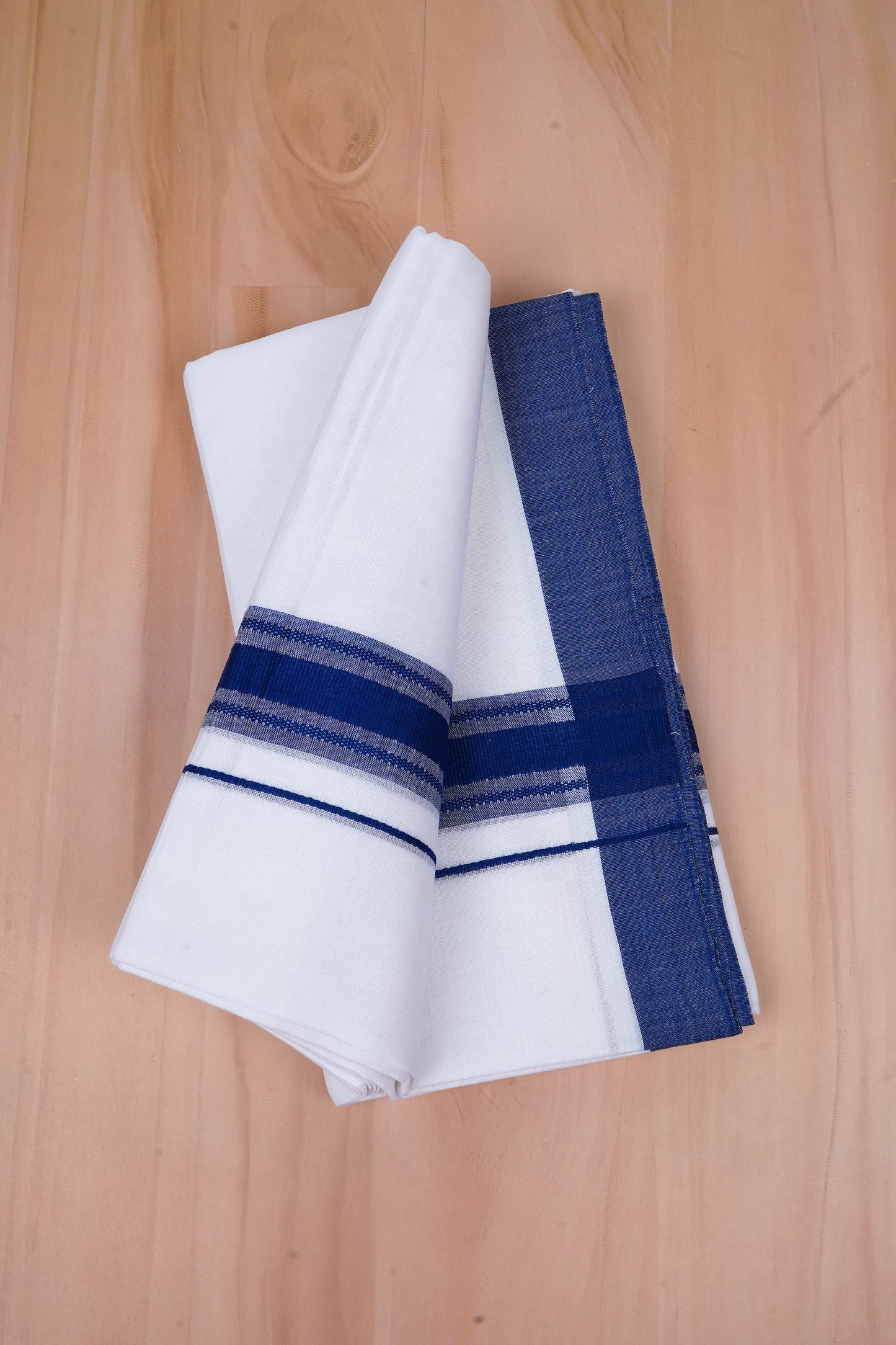 FCD-523 W/D DHOTI 3.80 MTR-Navy Blue