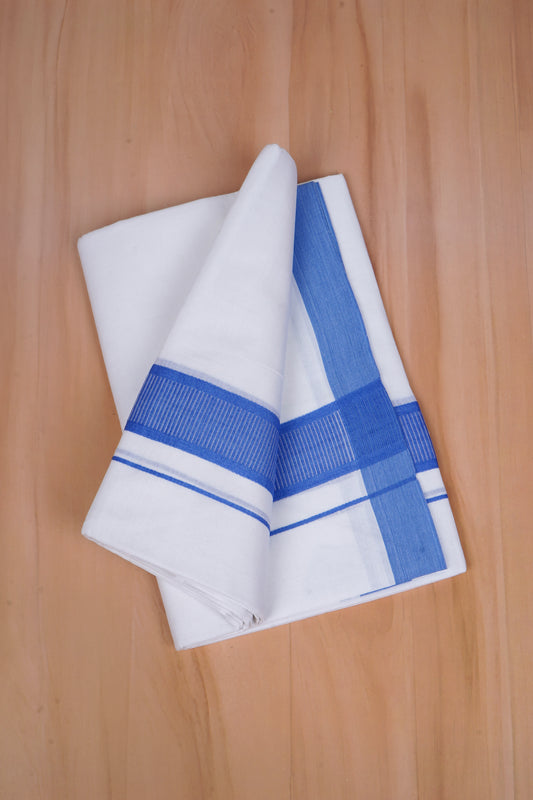 FCD-601 W/D DHOTI 3.80 MTR - Blue