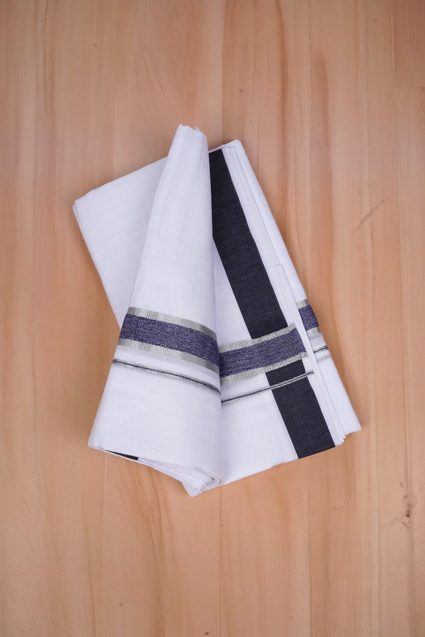 FCD-505 W/D DHOTI 3.80 MTR-Blue
