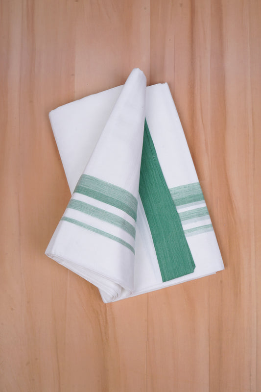 FCD-387 W/D DHOTI 3.80 MTR - Light Green