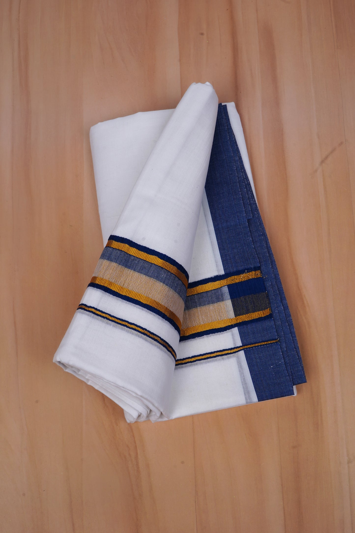 FCD-519 W/D DHOTI 3.80 MTR-Navy Blue