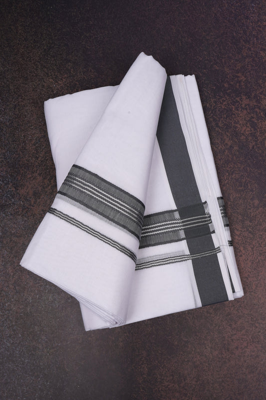 FD-166 W/D DHOTI 3.80 MTR-Gray