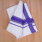 FCD-598 W/D DHOTI 3.80 MTR - Purple