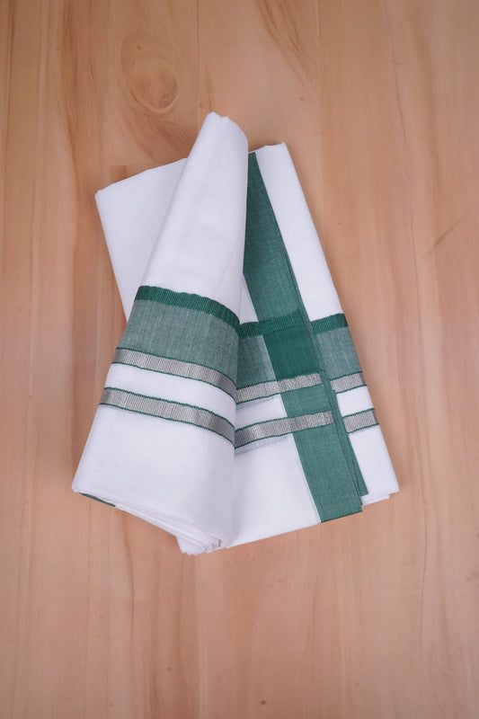 FCD-525 W/D DHOTI 3.80 MTR-Green