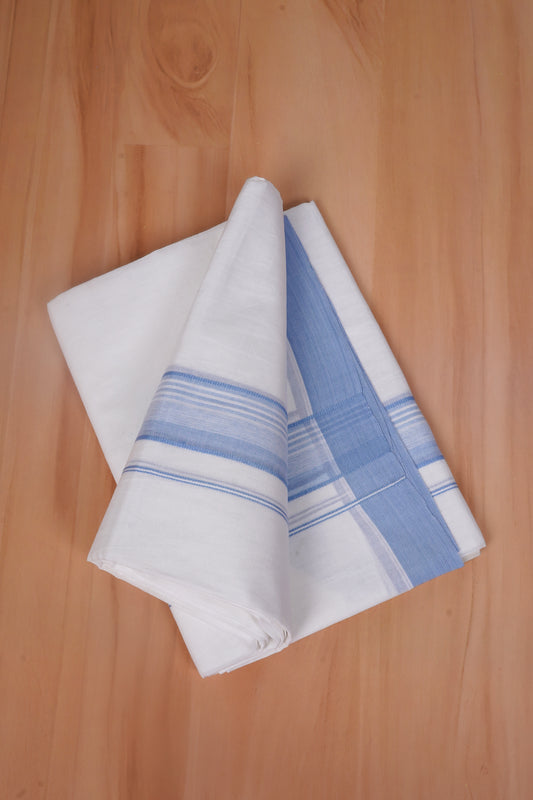 FCD-584 W/D DHOTI 3.80 MTR - sky Blue