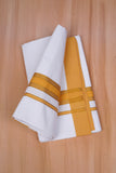 Gold Max W/S Dhoti 2.00 MTR - Mustard