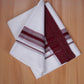 FCD-582 W/D DHOTI 3.80 MTR -Dark Maroon