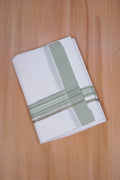 PREMIUM CHUTTY  W/D DHOTI 3.80 MTR - Light Green