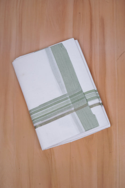 FCD-607 W/D DHOTI 3.80 MTR - Light Green