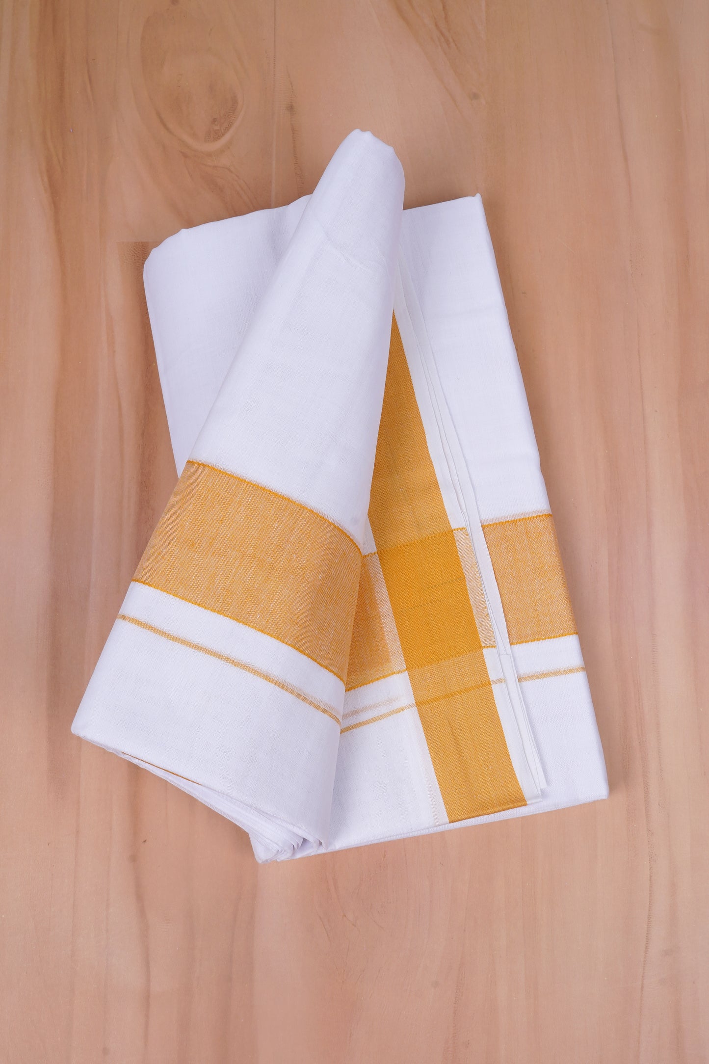 FCD-330 W/D DHOTI 3.80 MTR- Golden Yellow
