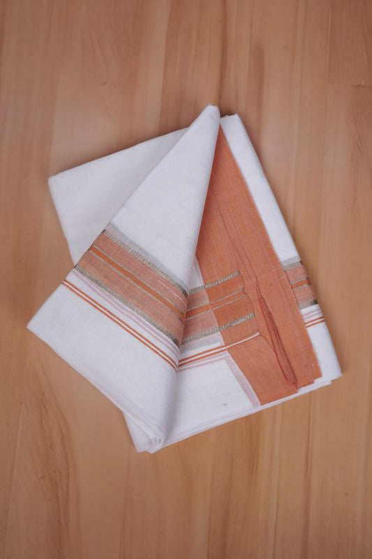 FCD-477 W/D DHOTI 3.80 MTR - Light Pink