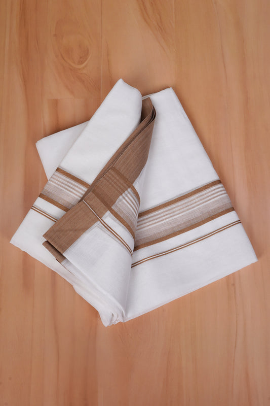 FCD-584 W/D DHOTI 3.80 MTR - Brown
