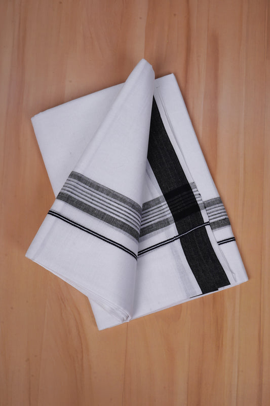 FCD-466 W/D DHOTI 3.80 MTR - Black