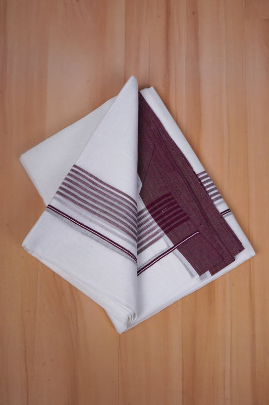 FCD-512 W/D DHOTI 3.80 MTR - Brown
