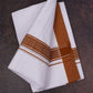 FD-116 W/D DHOTI 3.80 MTR-Brown