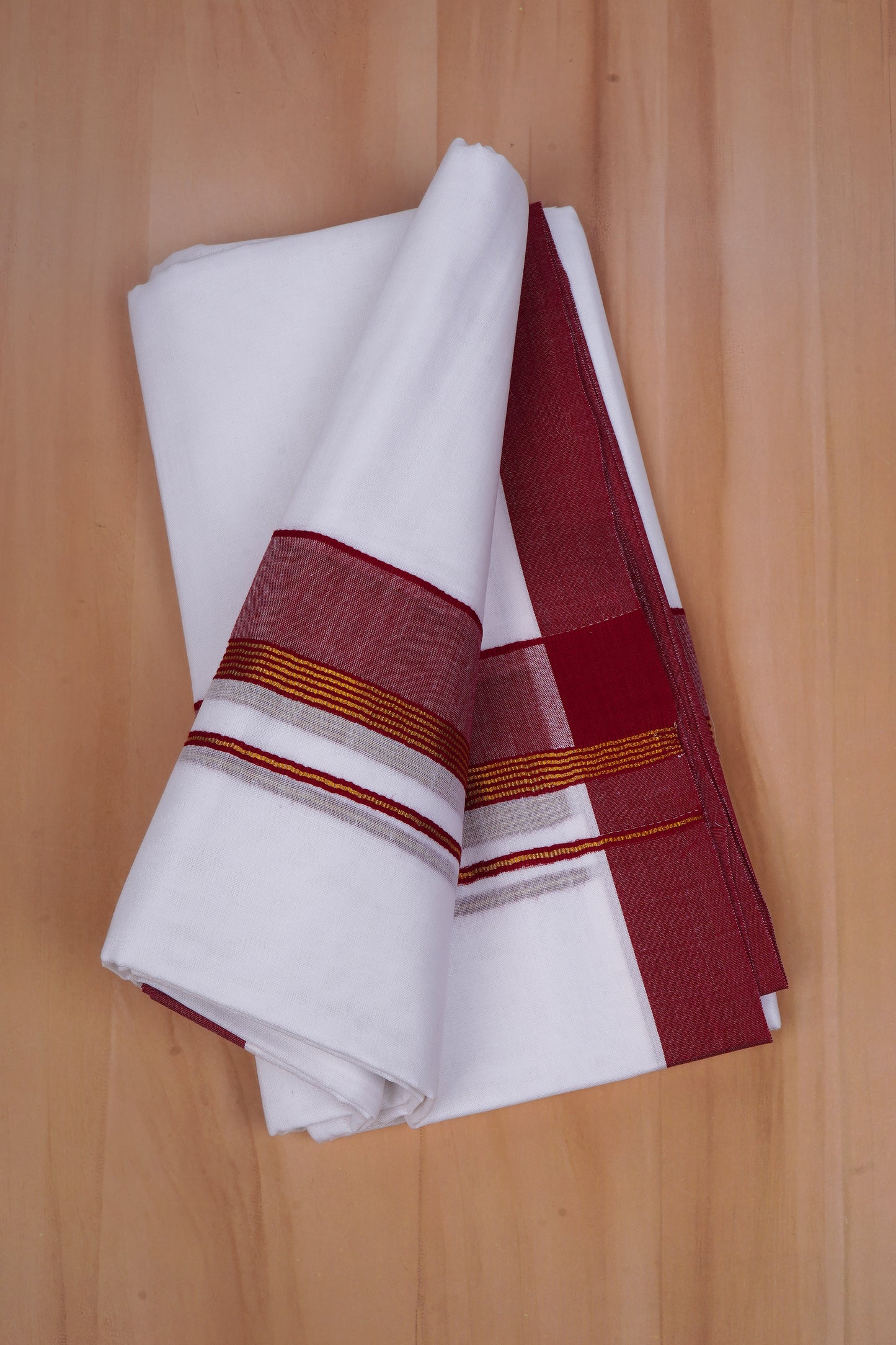 FCD-524 W/D DHOTI 3.80 MTR-Dark Pink