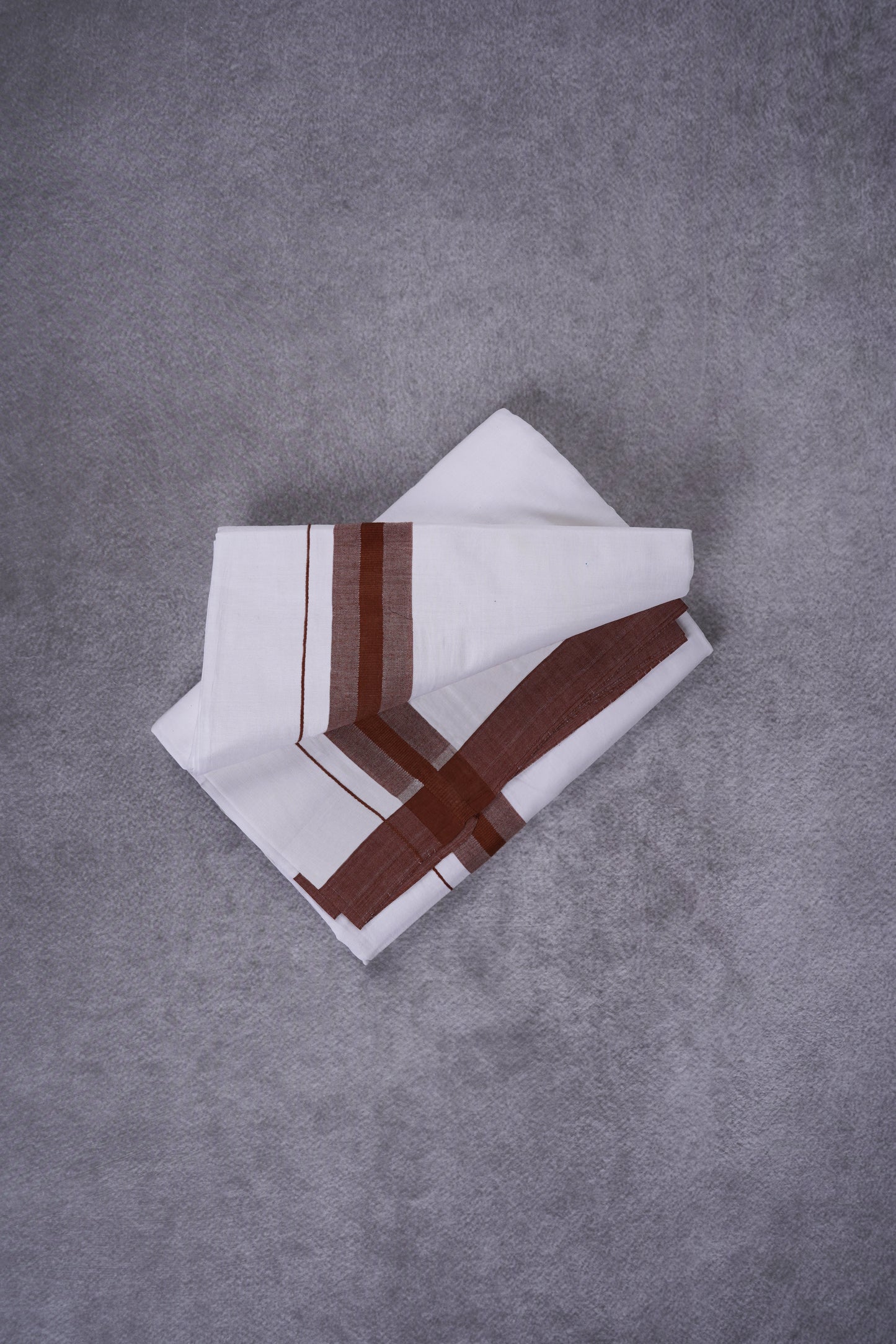KERALOOM FINISH COTTON 326 W/D DHOTI 3.80 MTR - Maroon